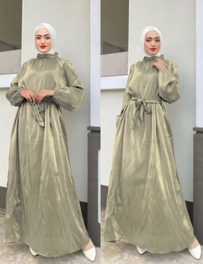 Abaya Hijab Dress with Sleeves